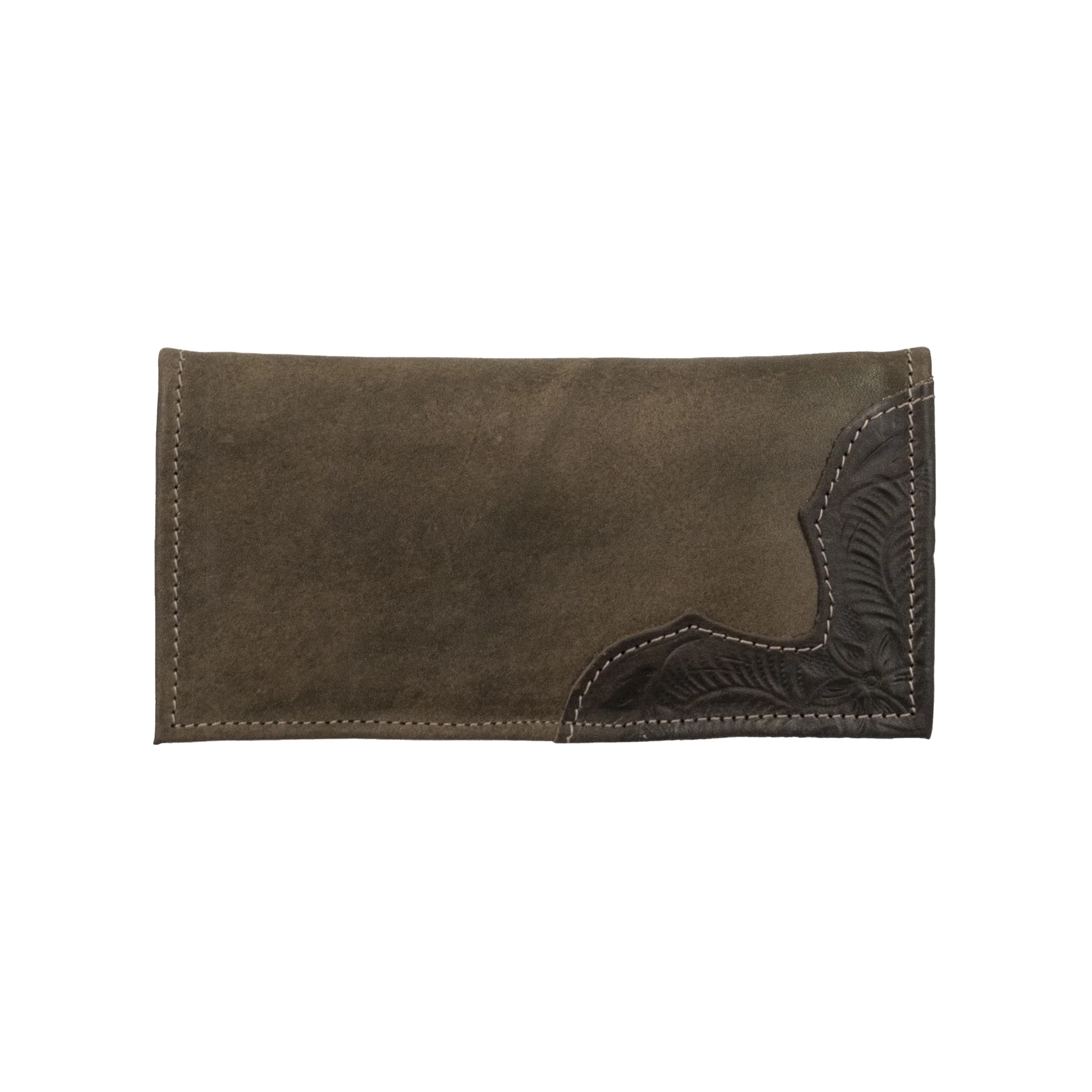 American West Waxed Leather Mens Rodeo Wallet - Image 3