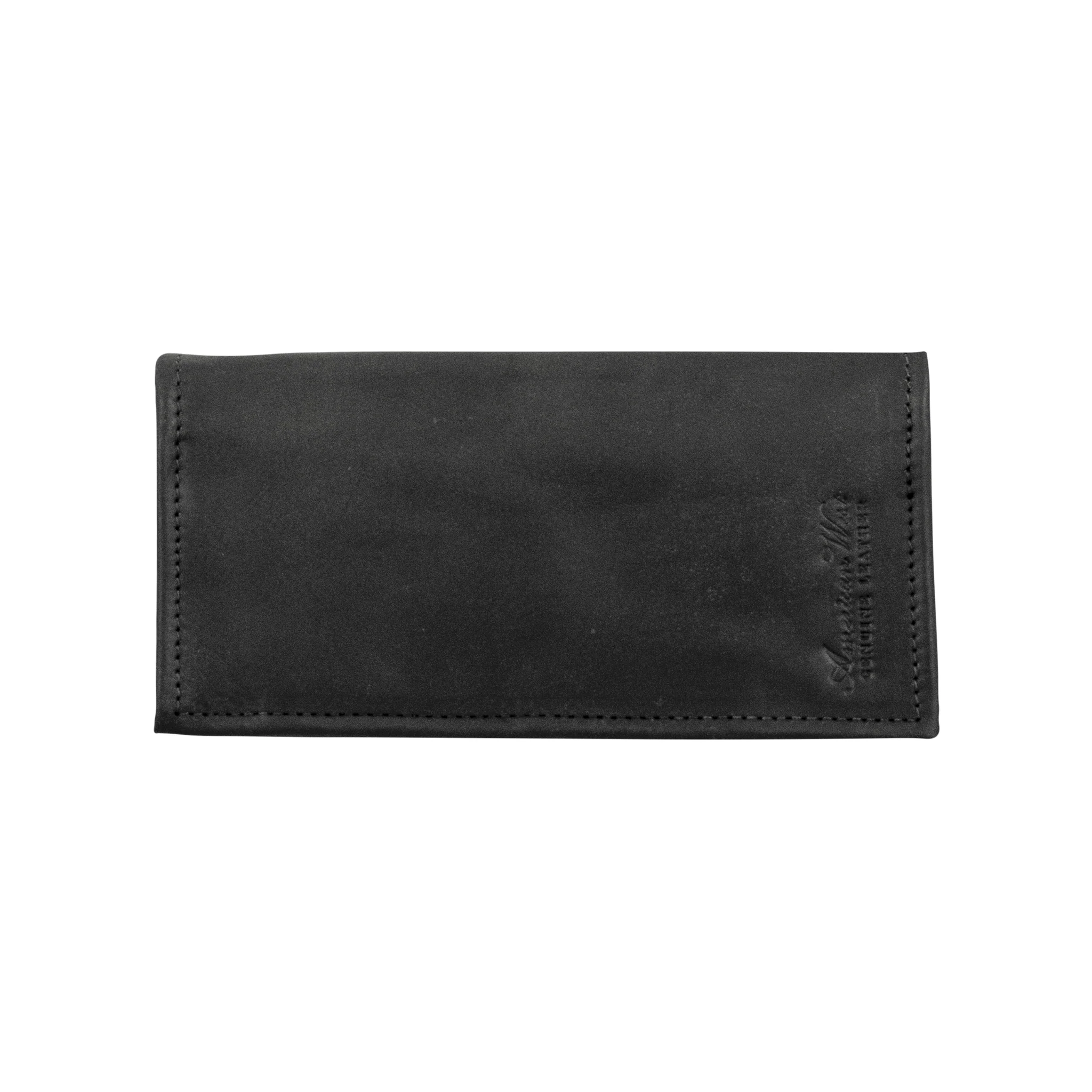 American West Waxed Leather Mens Rodeo Wallet - Image 6