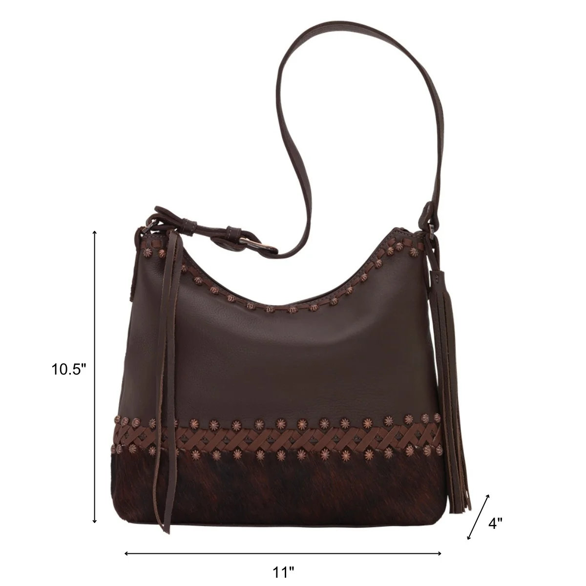 American West Wild Horses Zip Top Shoulder Bag - Image 11