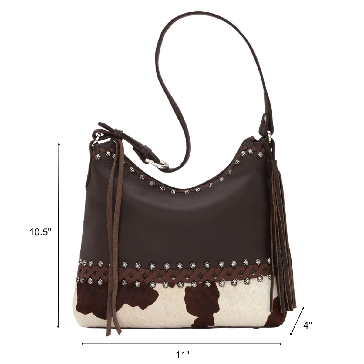 American West Wild Horses Zip Top Shoulder Bag - Image 16