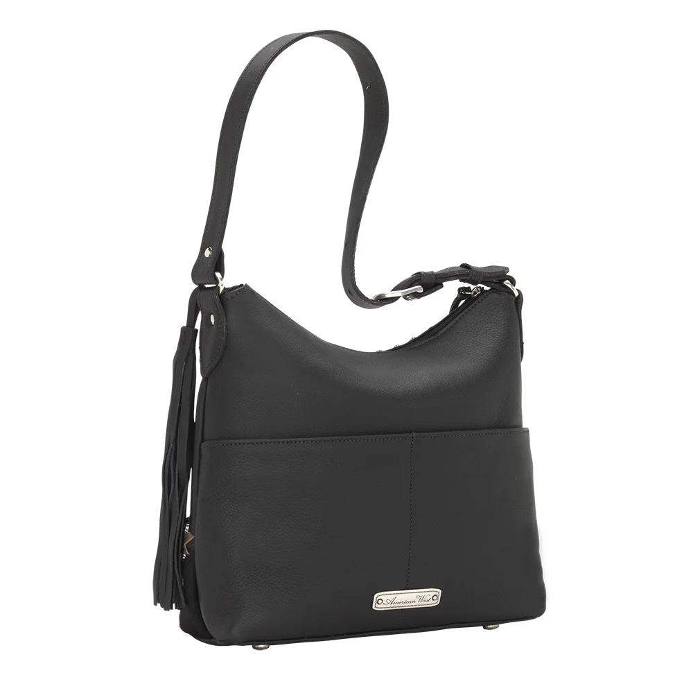 American West Wild Horses Zip Top Shoulder Bag - Image 4