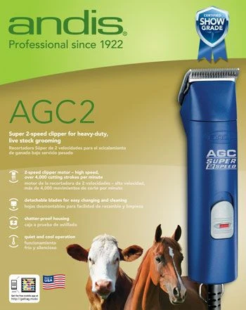 Andis AGC Super Two Speed Clipper with 10 Blade - Image 3