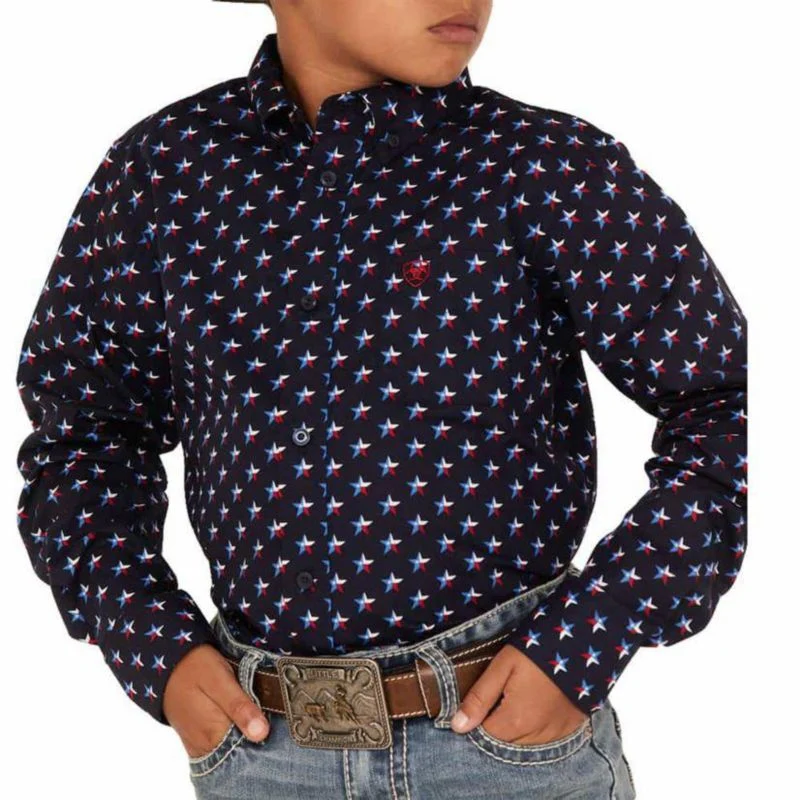 Ariat Kids Nosson Classic Long Sleeve Shirt - Image 2
