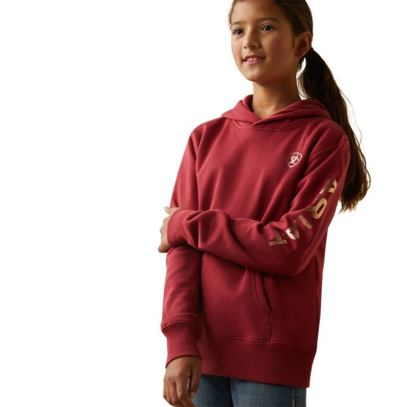 Ariat Kids REAL Arm Logo Hoodie - Image 3