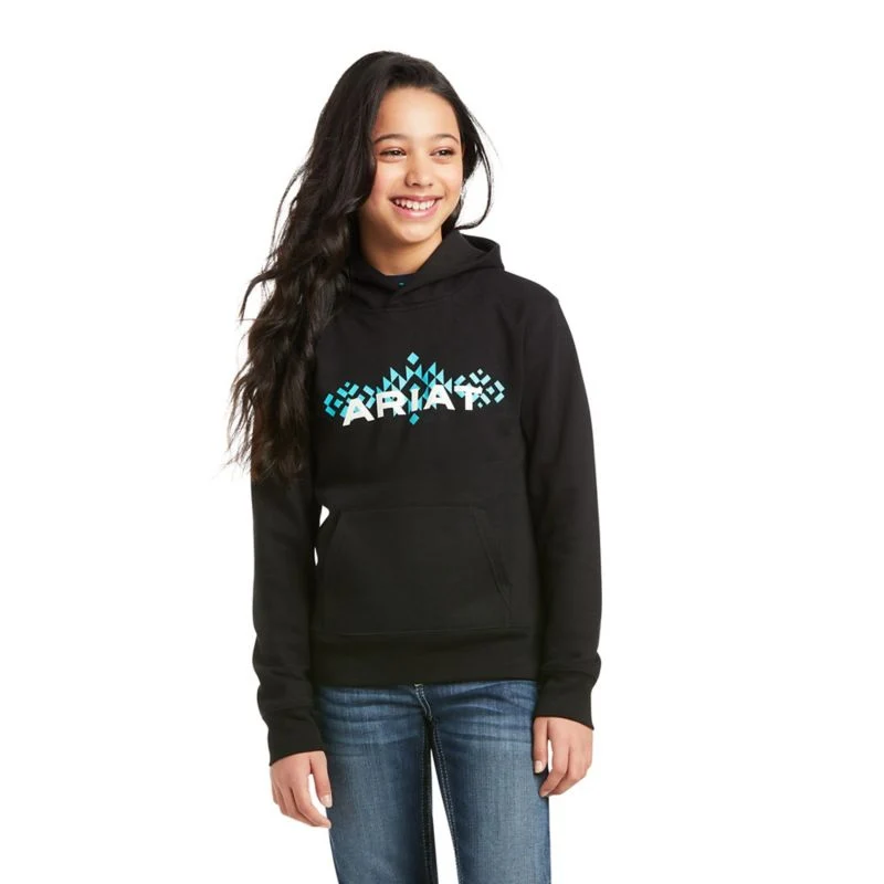Ariat Girls REAL Chest Logo Hoodie