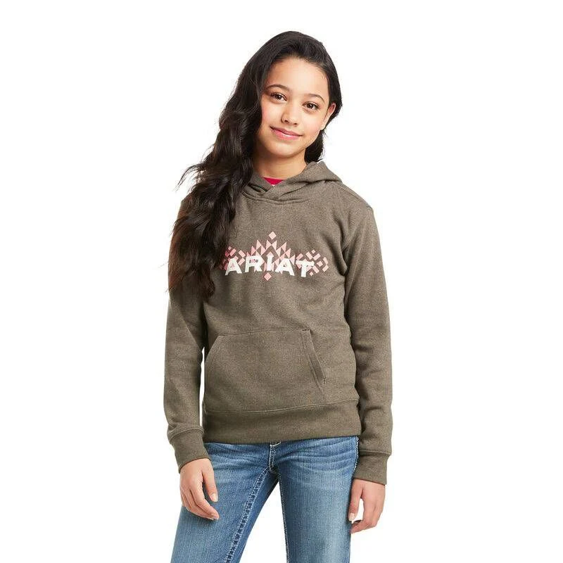 Ariat Girls REAL Chest Logo Hoodie - Image 2