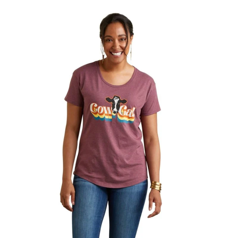 Ariat Ladies Cow Gal T-Shirt - Image 2