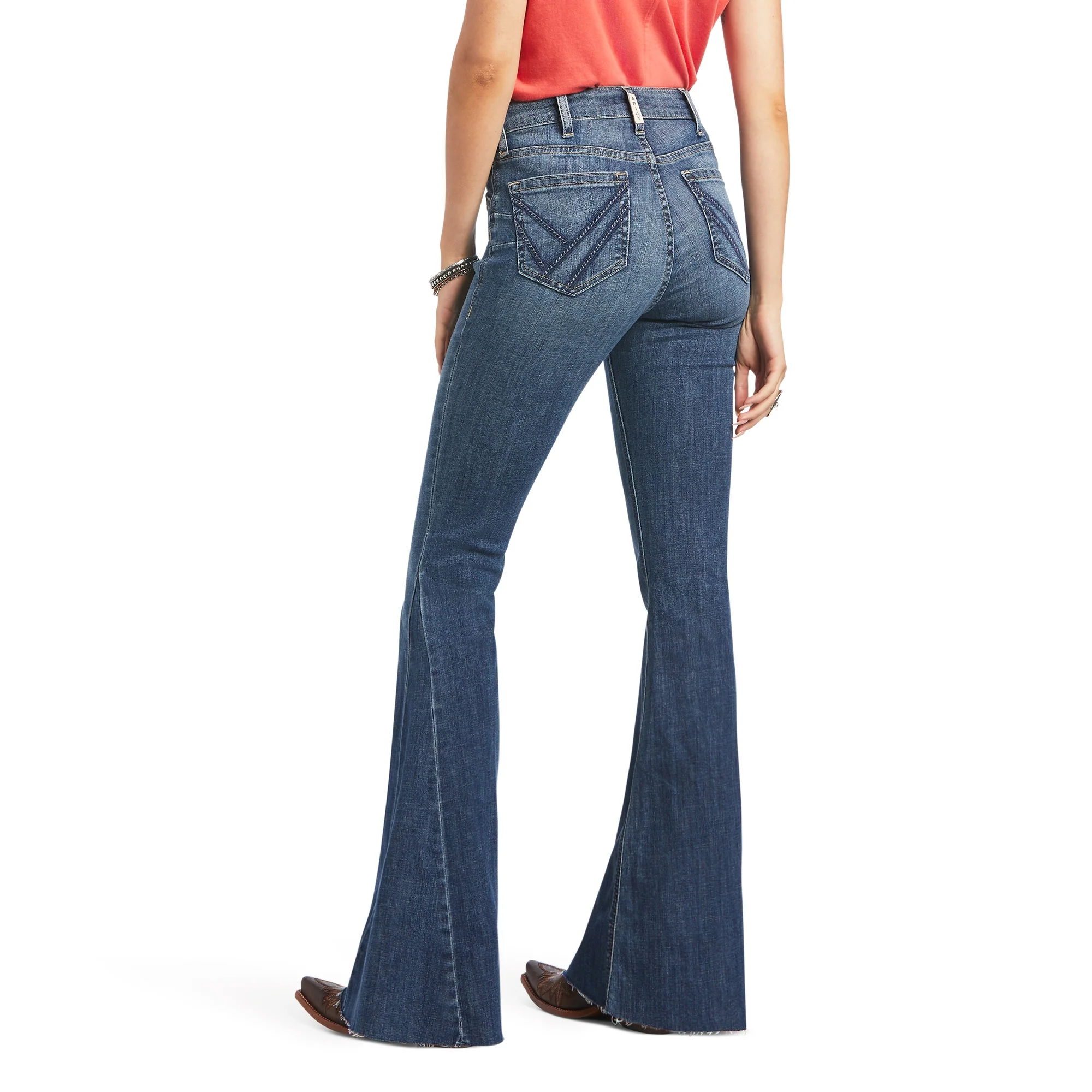 Ariat Ladies R.E.A.L. High Rise Kalani Extreme Flare Jeans - Image 2