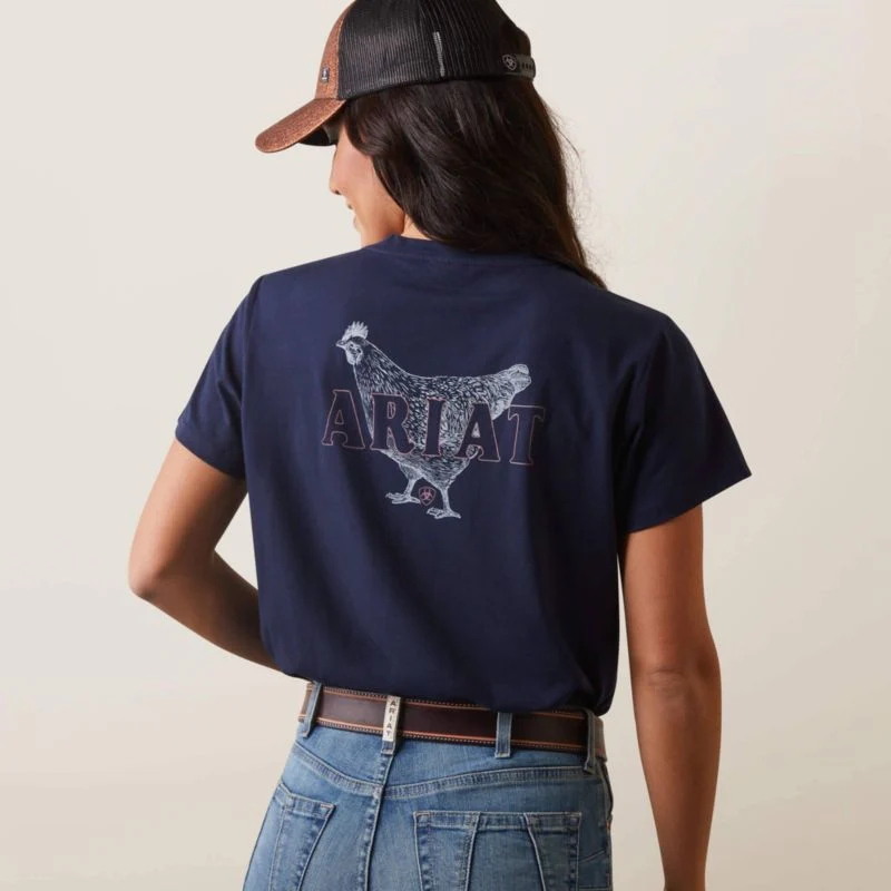 Ariat Ladies REAL Mama Hen Tee Shirt - Image 2