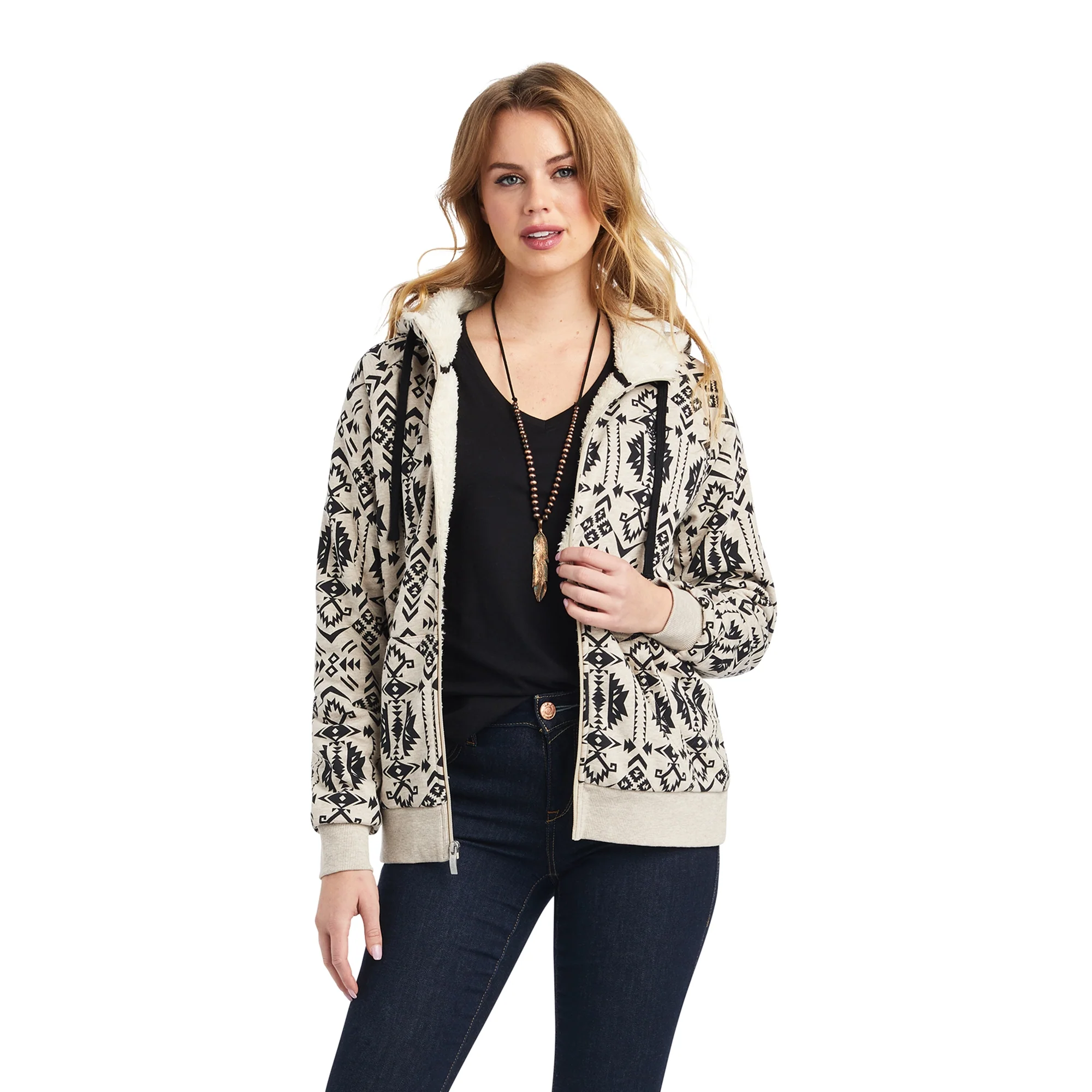 Ariat Ladies REAL Sherpa Full Zip Hoodie