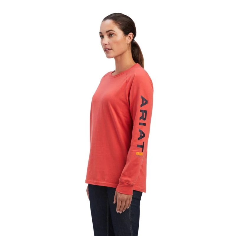 Ariat Ladies Rebar Cotton Strong Logo Graphic T-Sh - Image 3