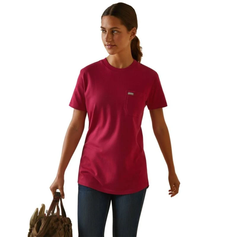 Ariat Ladies Rebar Cotton Strong T-Shirt - Image 5