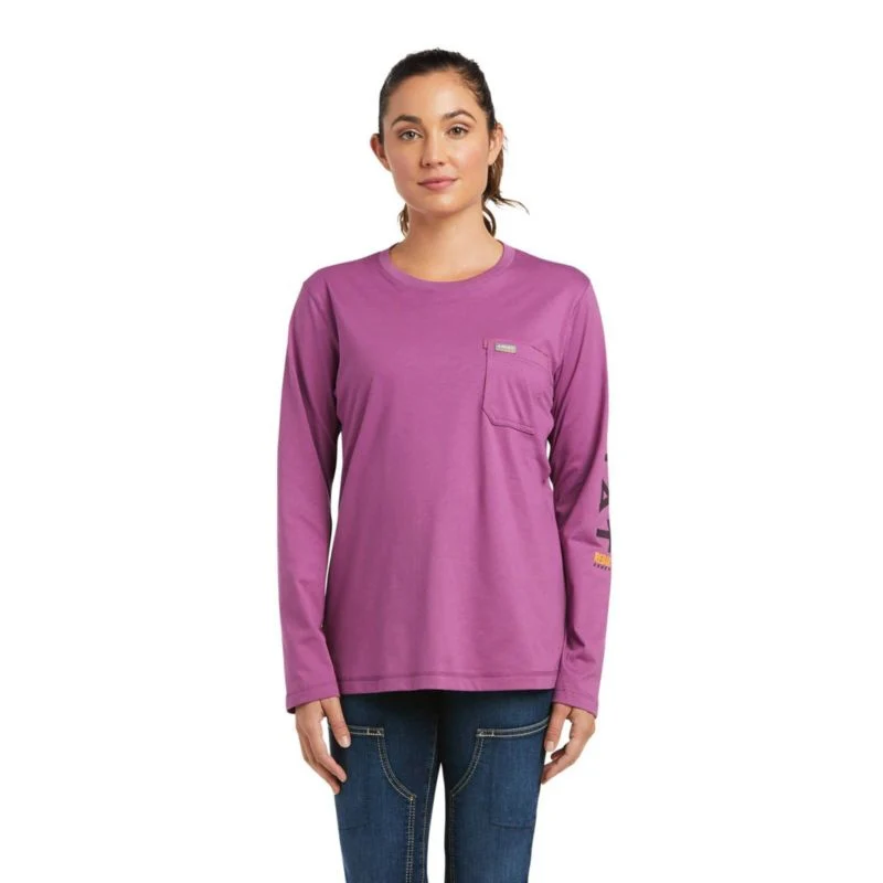 Ariat Ladies Rebar Workman Logo T-Shirt