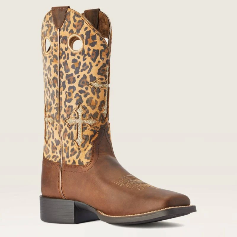 Ariat Ladies Round Up Crossroads Western Boots - Image 2