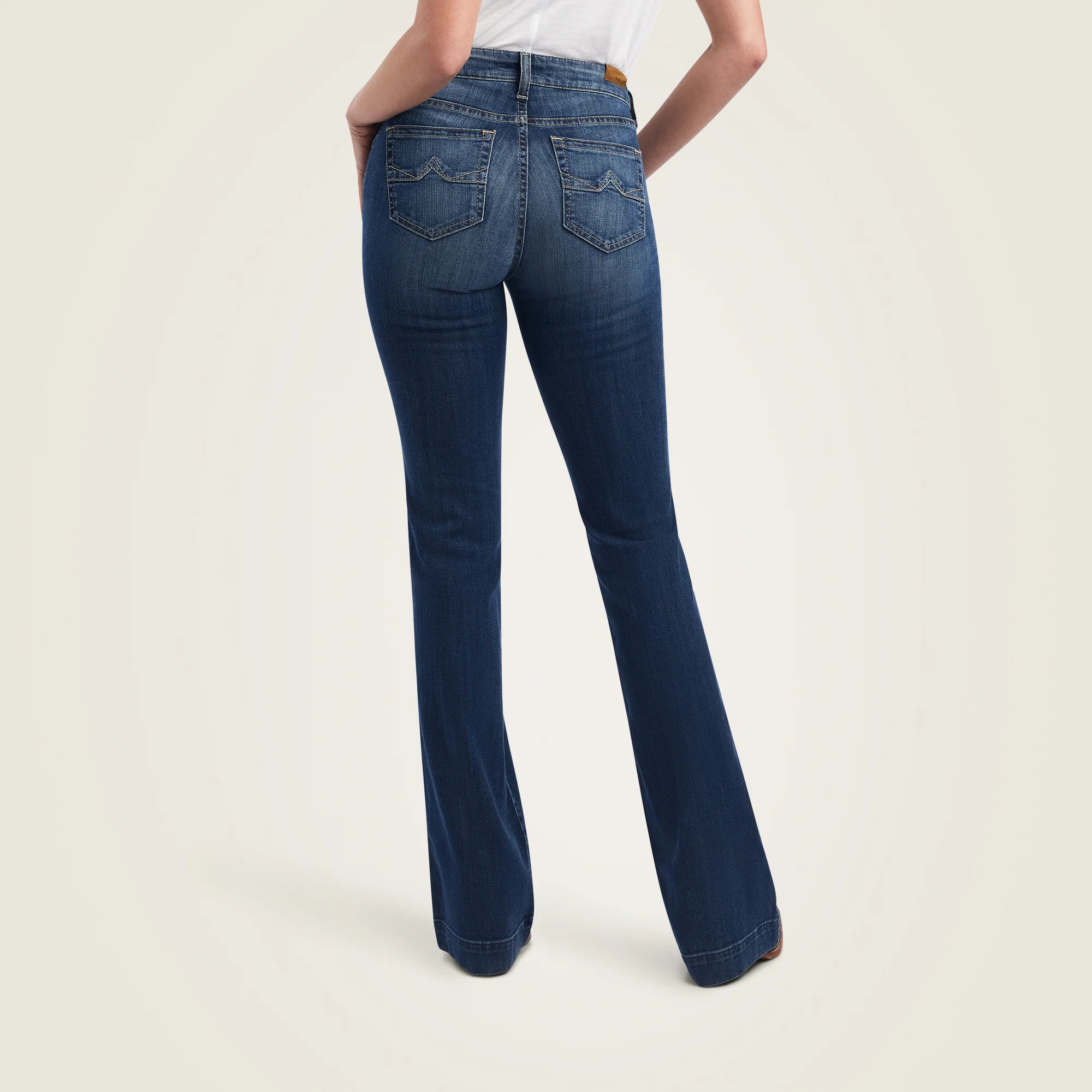 Ariat Ladies Slim Trouser Mckenna Wide Leg Jeans - Image 2