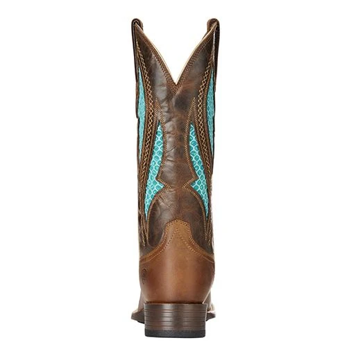 Ariat Ladies Venttek Ultra Sq Toe Brown Boots - Image 2