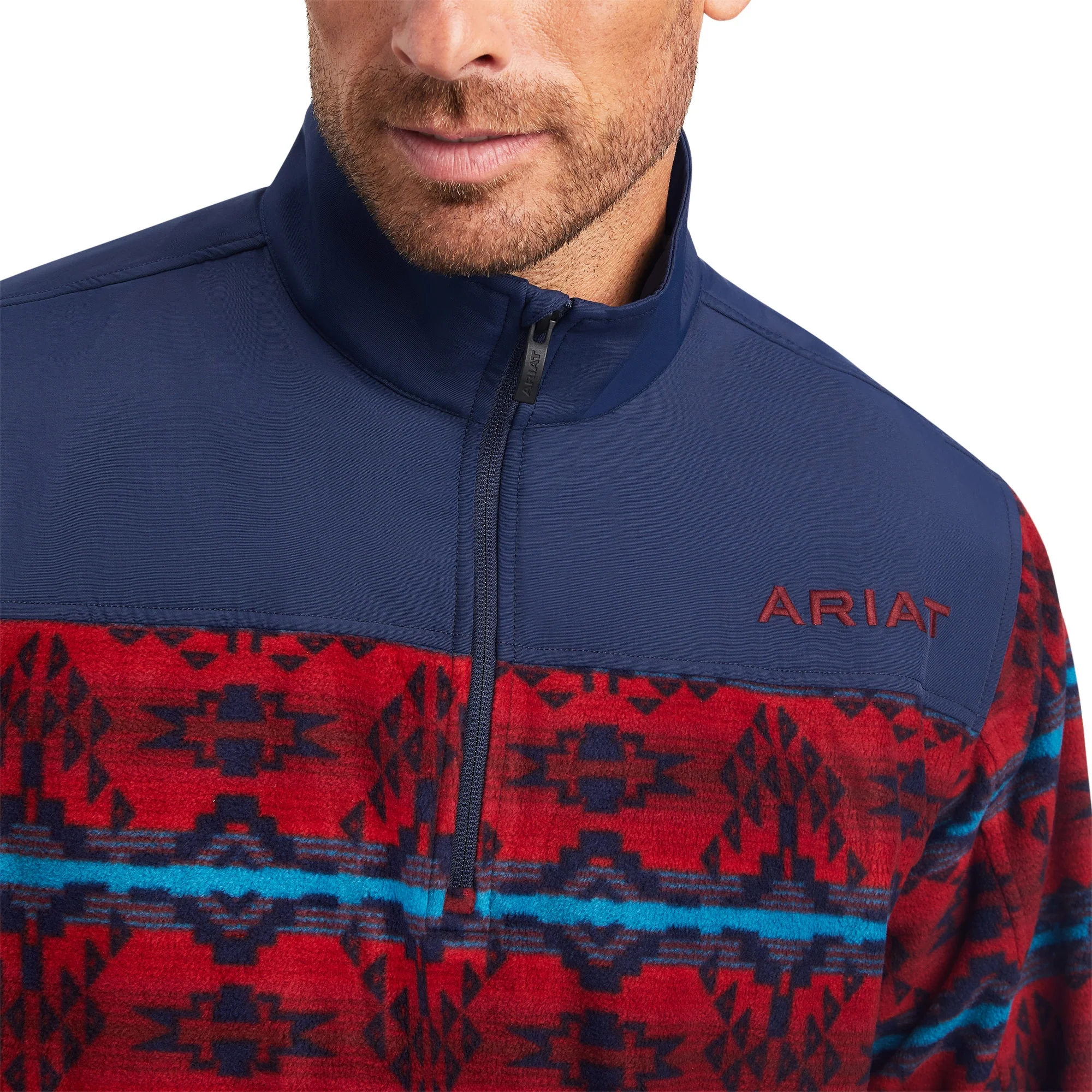 Ariat Mens Basis 2.0 1/4 Zip Sweatshirt - Image 3