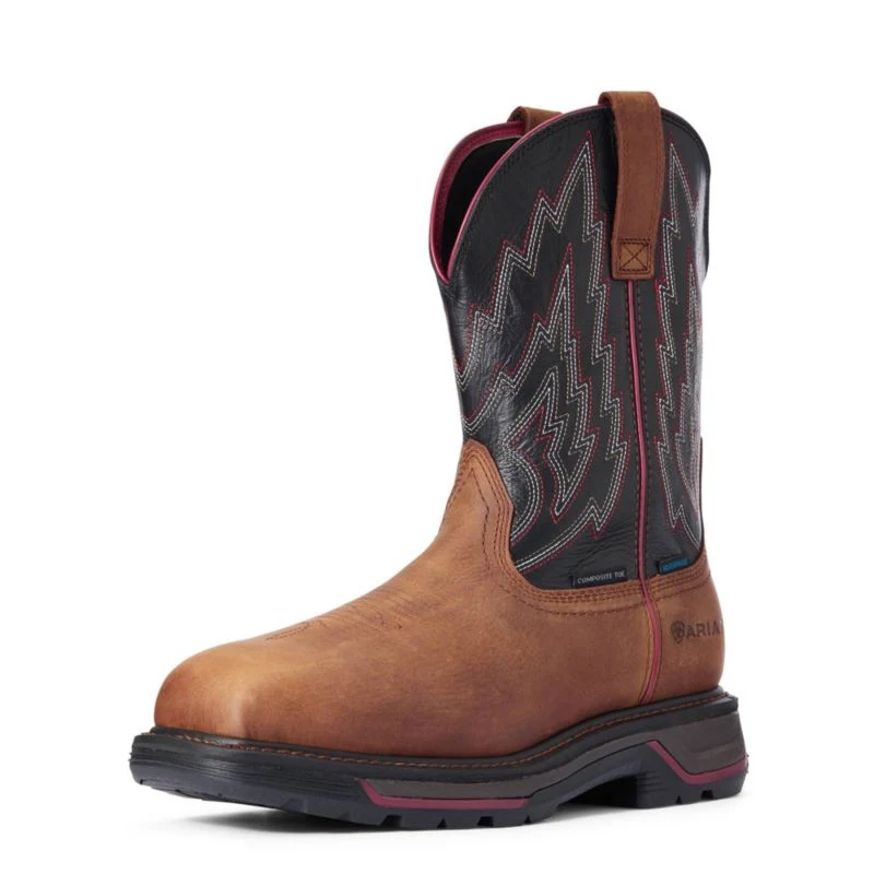 Ariat Mens Big Rig Waterproof Composite Toe Work B - Image 2