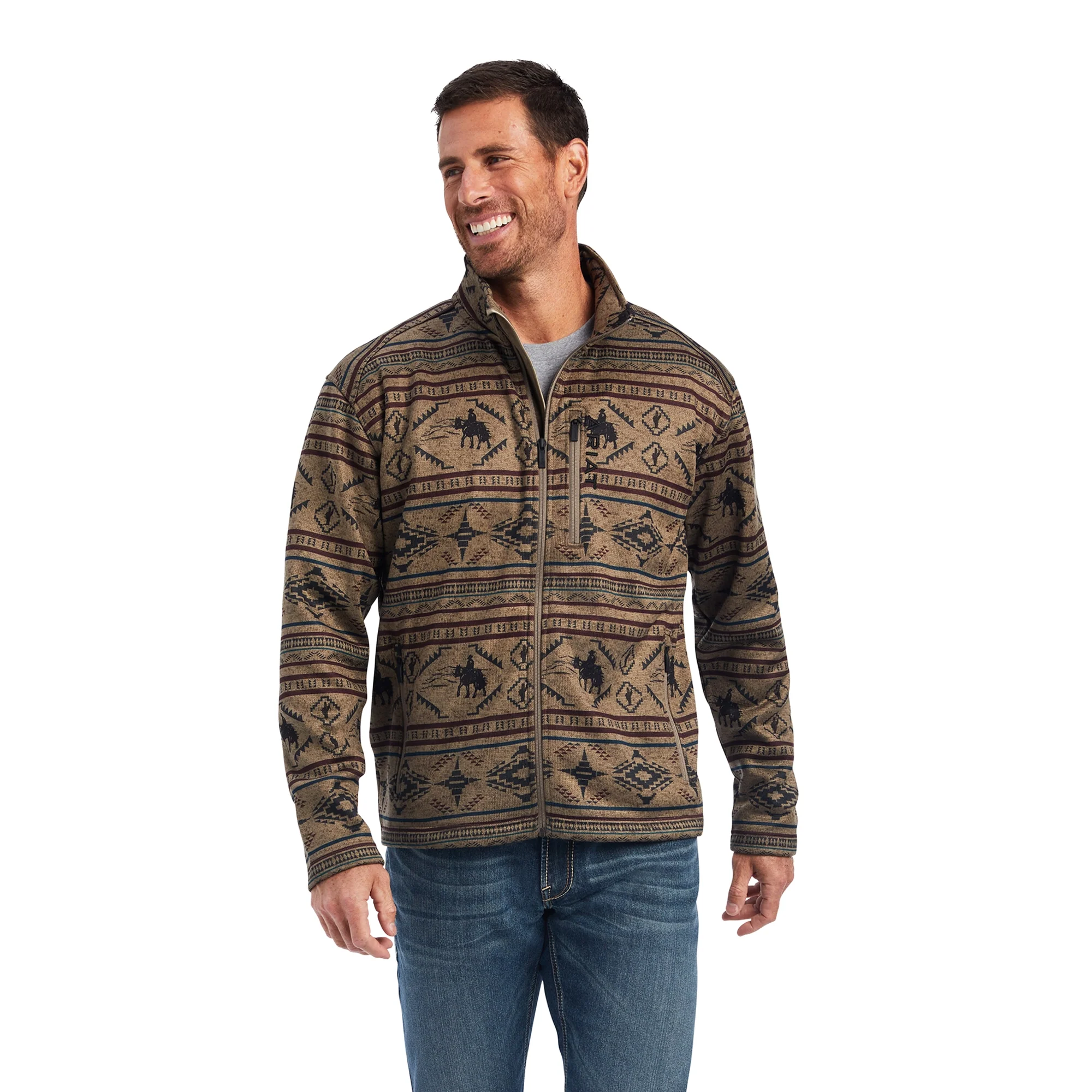 Ariat Mens Caldwell Full Zip Sweater
