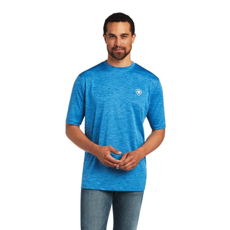 Ariat Mens Charger Vertical Flag Tee Shirt - Image 3