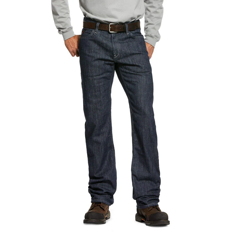Ariat Mens FR M4 Low Rise Armor Stretch Boot Cut Jeans