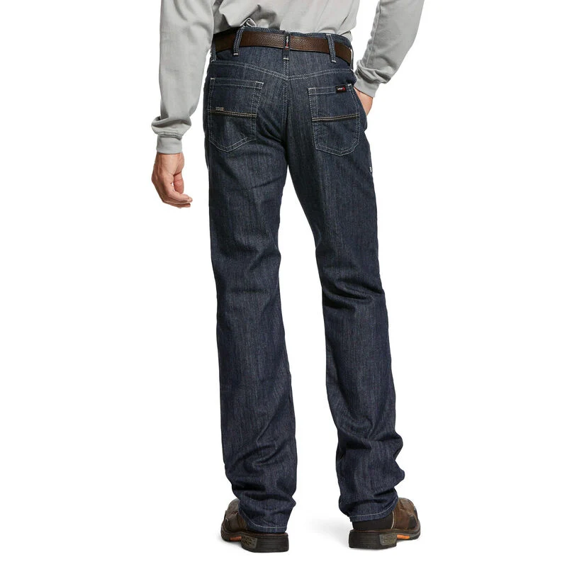 Ariat Mens FR M4 Low Rise Armor Stretch Boot Cut Jeans - Image 2