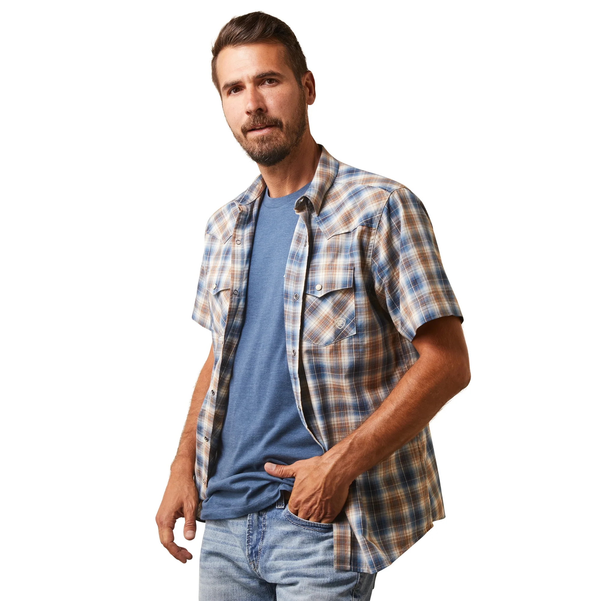 Ariat Mens Hallwood Retro Fit Shirt