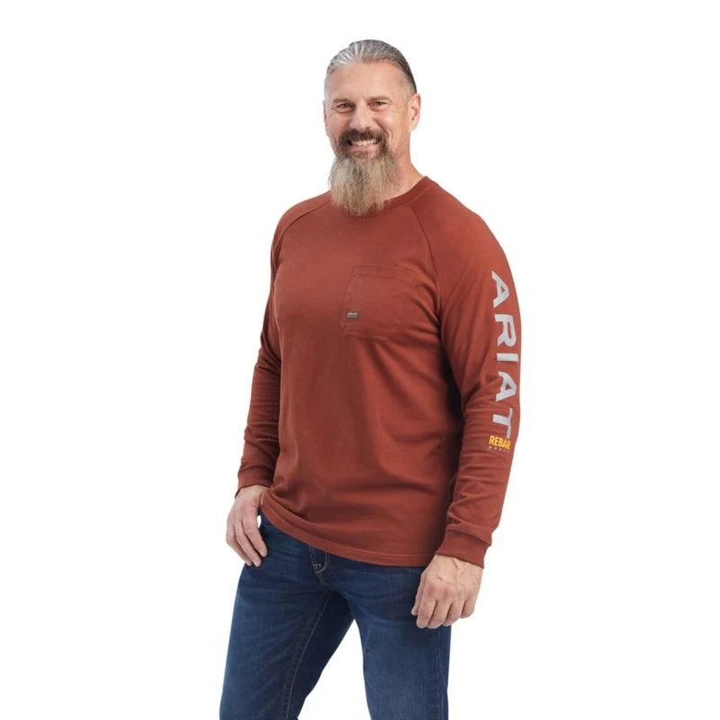 Ariat Mens Rebar Cotton Strong Graphic T-Shirt - Image 5