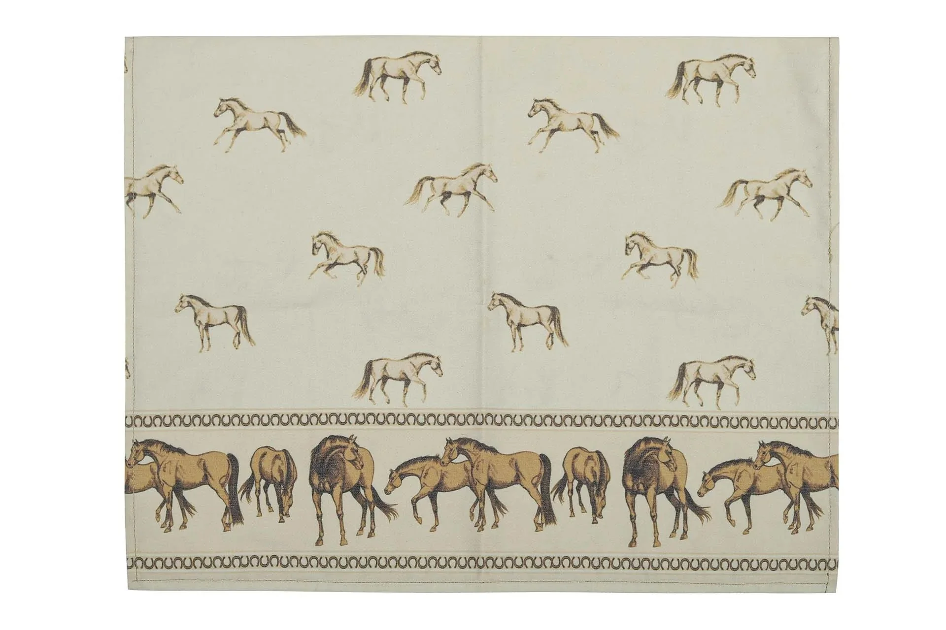 AWST Int'l Lila Horses on the Border Kitchen Towel - Image 2