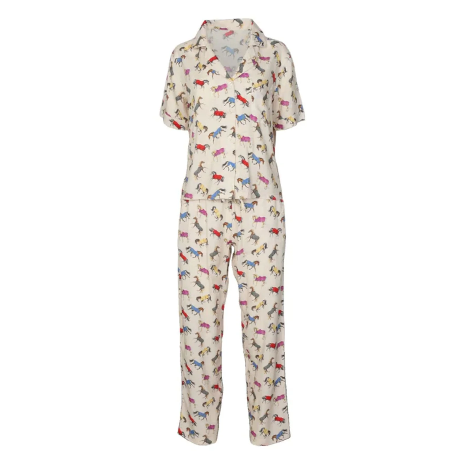 AWST Int'l Lila Loungewear Pant Set-Blue Toile-L - Image 2