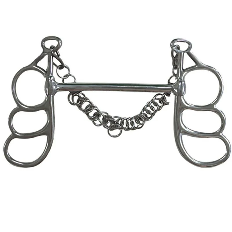 Butterfly Mullen Mouth 3 Loop Cheek Bit - Image 3
