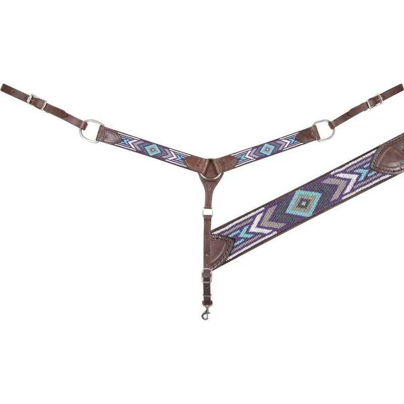 Cashel 2in Beaded Breast Collar - Image 7