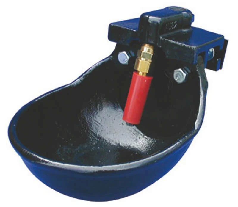 Cast Iron Cattle Watering Bowl 0.75 x 0.5 x 1 Blk