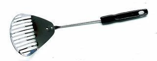 Chrome Litter Scoop w Plastic Handle 4.5x4.75x3
