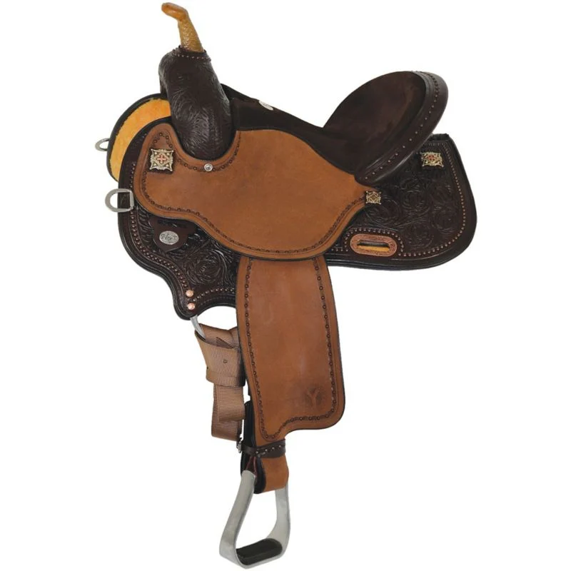 Kelly Kaminski Faith Flex2 Barrel Saddle 14.5R Brn - Image 2