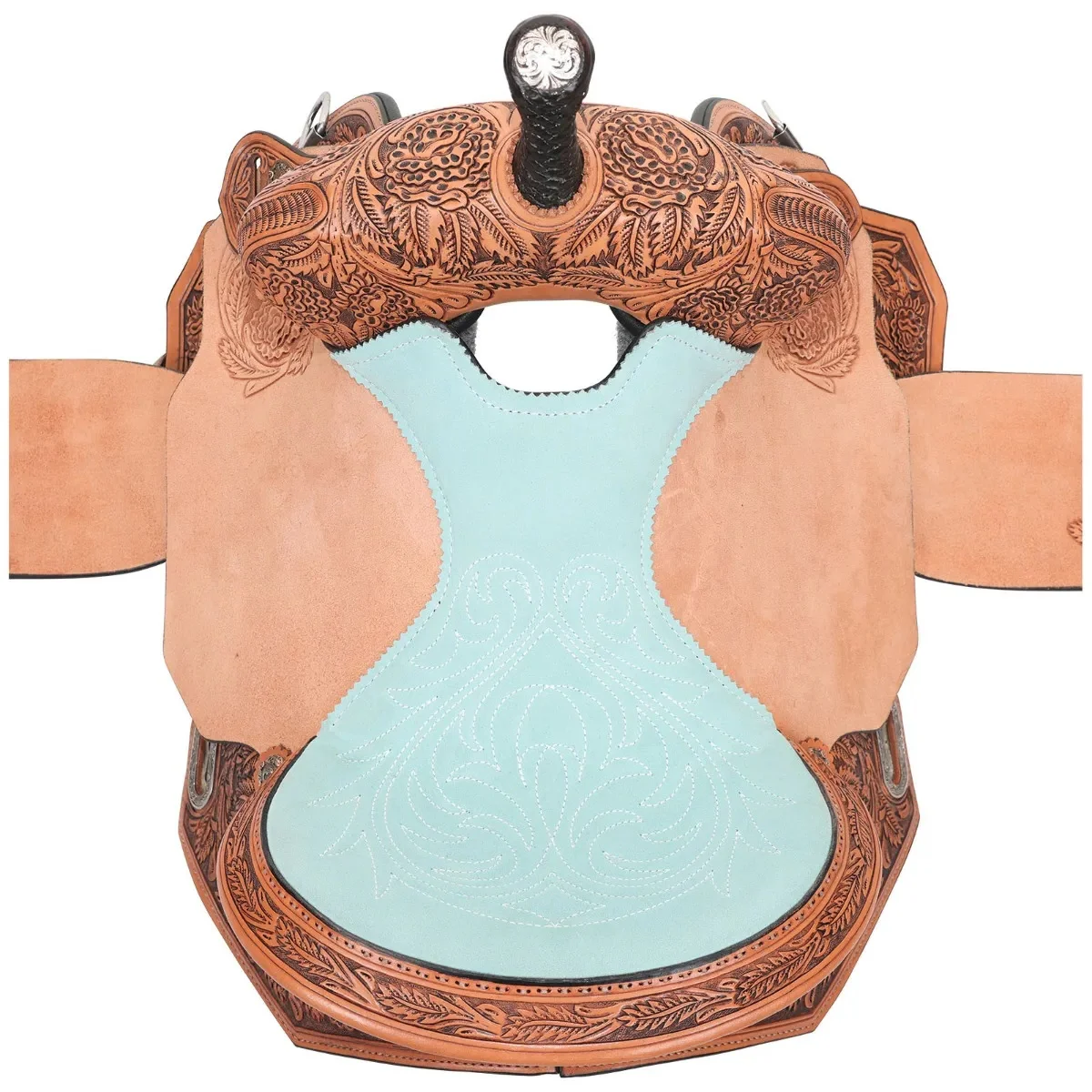 Circle Y Sarah Rose Briar Rose Flex2 Barrel Saddle - Image 6