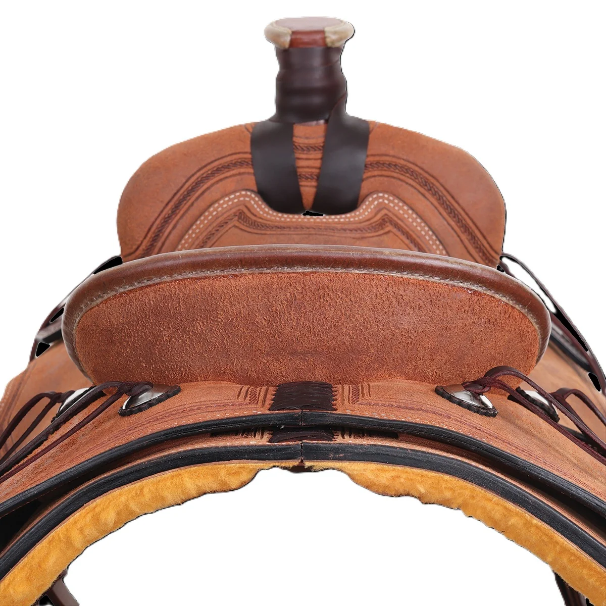 Cirlce Y Riata Ranch Roper Hardseat Saddle - Image 4