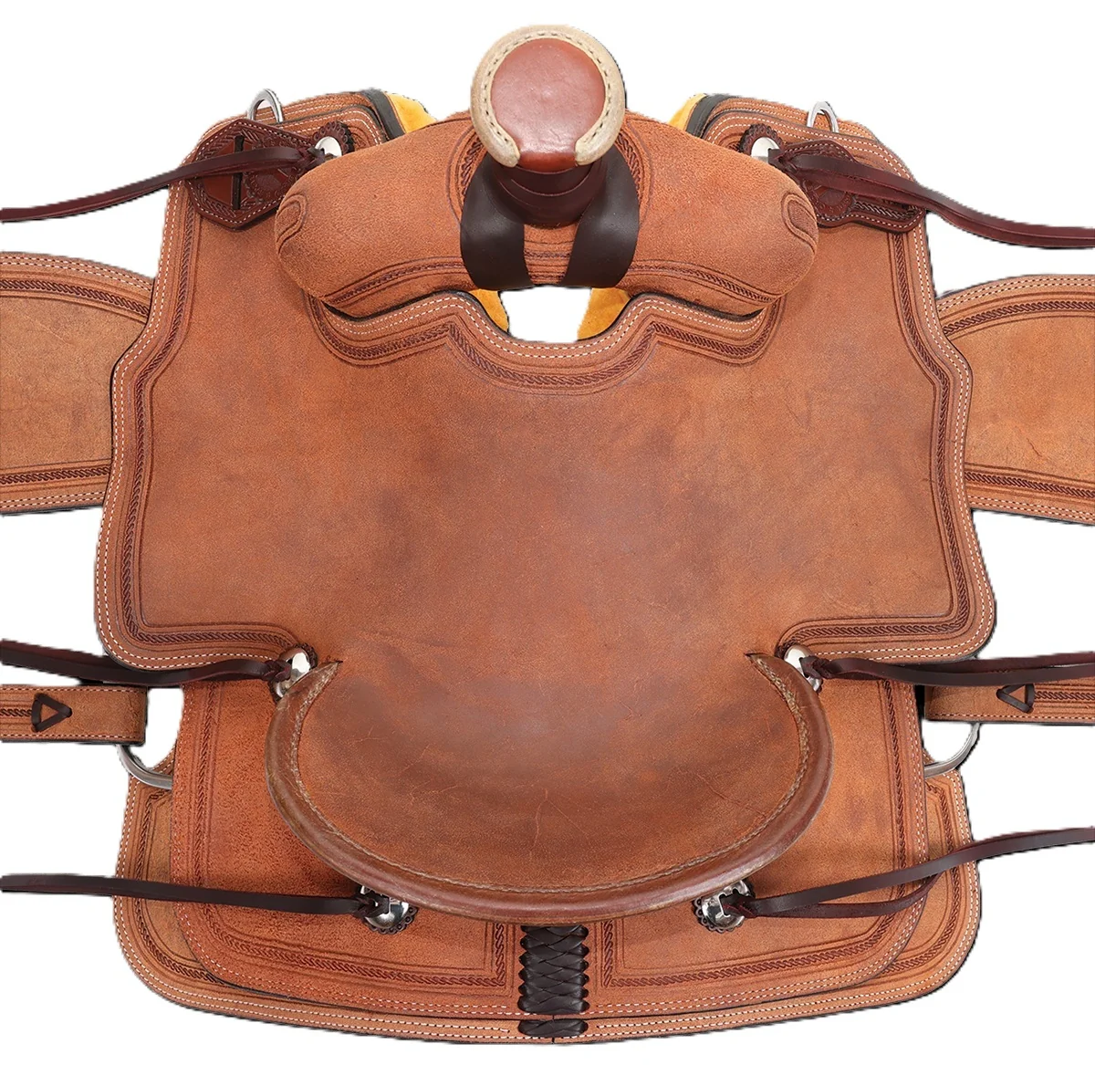 Cirlce Y Riata Ranch Roper Hardseat Saddle - Image 5