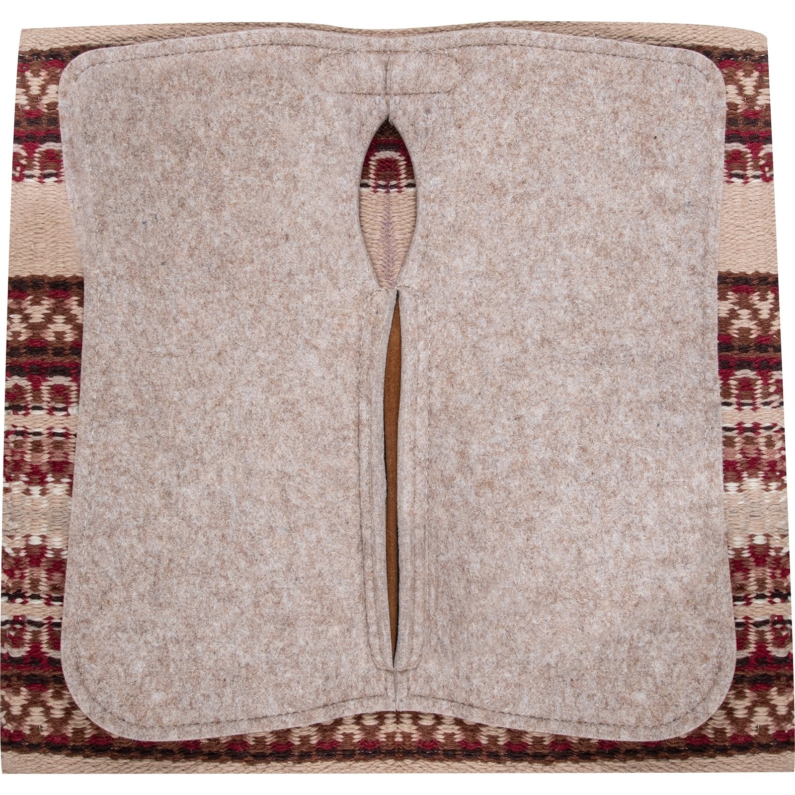 Classic Equine Zone Blanket Top Saddle Pad with Felt Bottom - Image 6