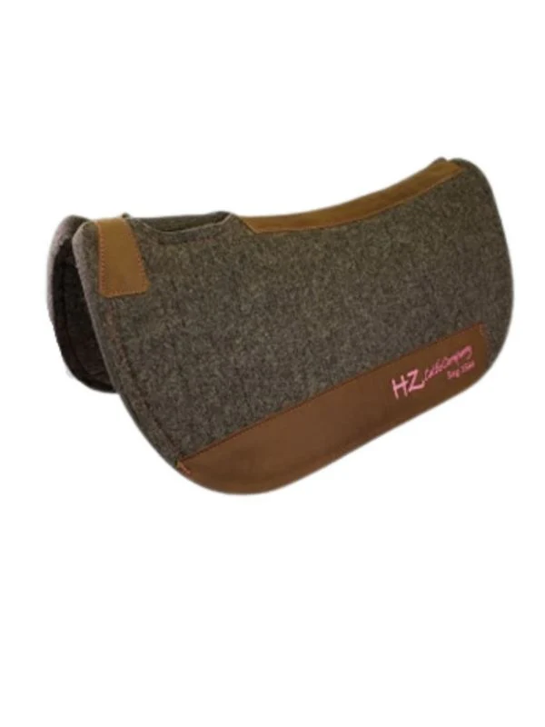 Colorado Saddlery Pressed Wool Round Contour Pad - Image 3