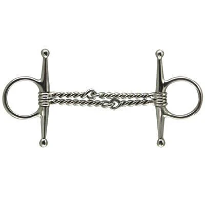 Coronet Double Twisted Wire Full Cheek Snaffle Bit - Image 2