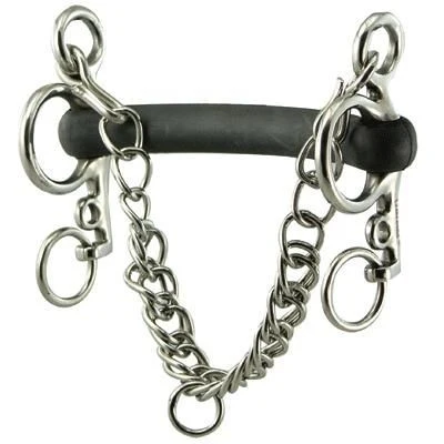 Coronet Hard Rubber Mouth Pelham Bit - Image 2