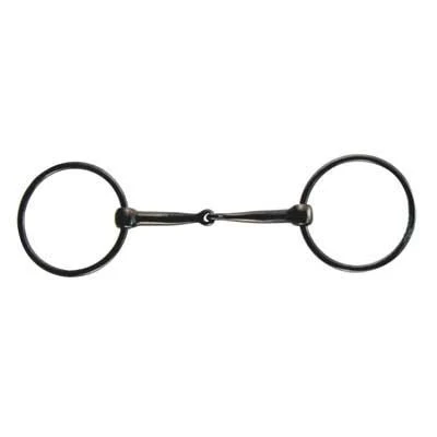 Coronet Icelandic Black Iron Snaffle Bit 4.75