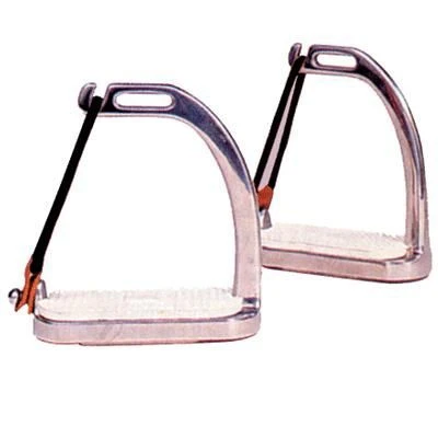 Coronet Peacock Stirrup Irons with Pads 4 - Image 3