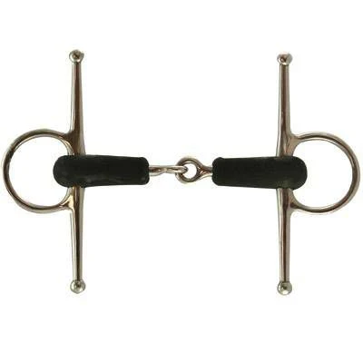 Coronet Soft Rubber Mouth Full Cheek Snaffle Bit