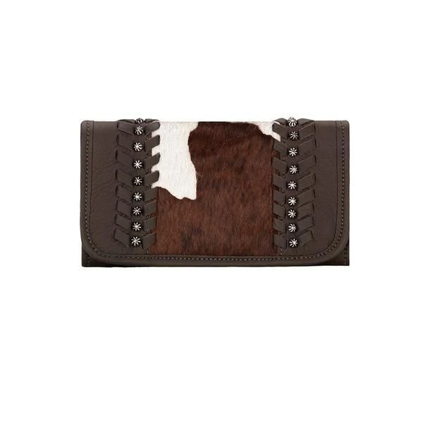 American West Cow Town Ladies Tri-Fold Wallet - Image 3