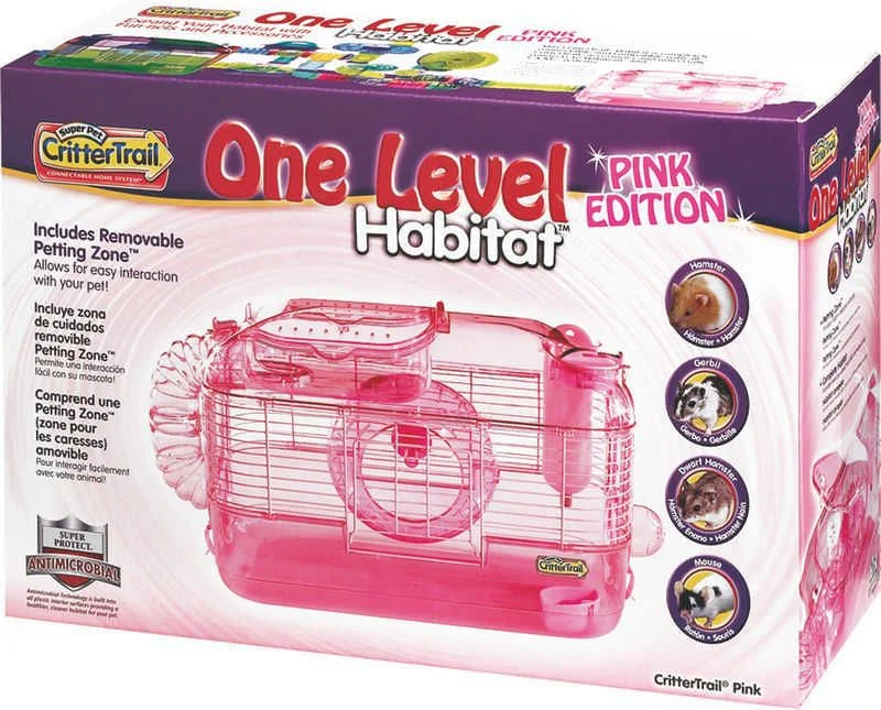 Crittertrail Pink Rodent Home Pink