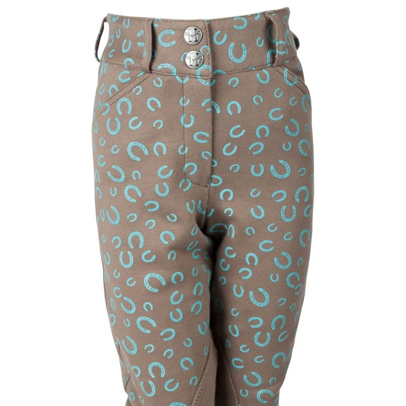 Huntley Childs Brown Horse Shoe Riding Pant - Image 4