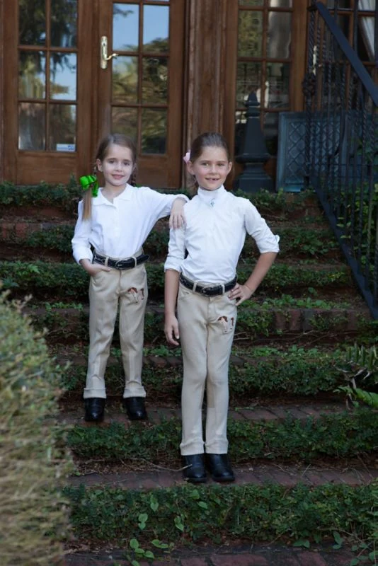 Huntley Childs Pony Embroidered Riding Pant - Image 2