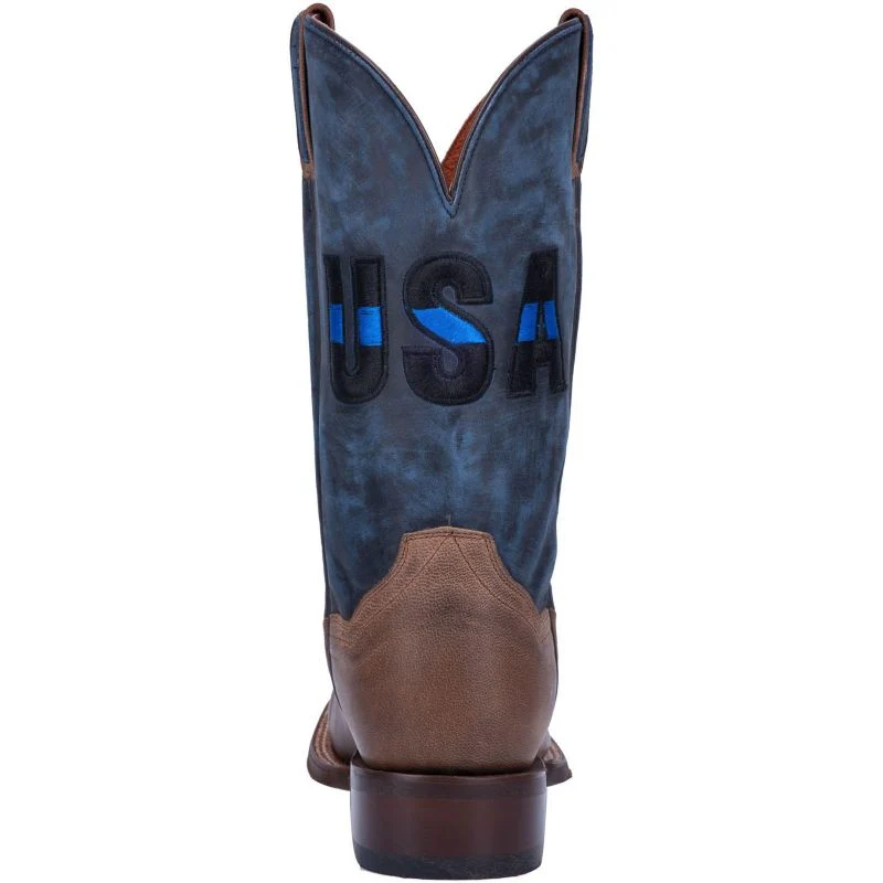 Dan Post Mens 11in Thin Blue Line Sq Boots - Image 3